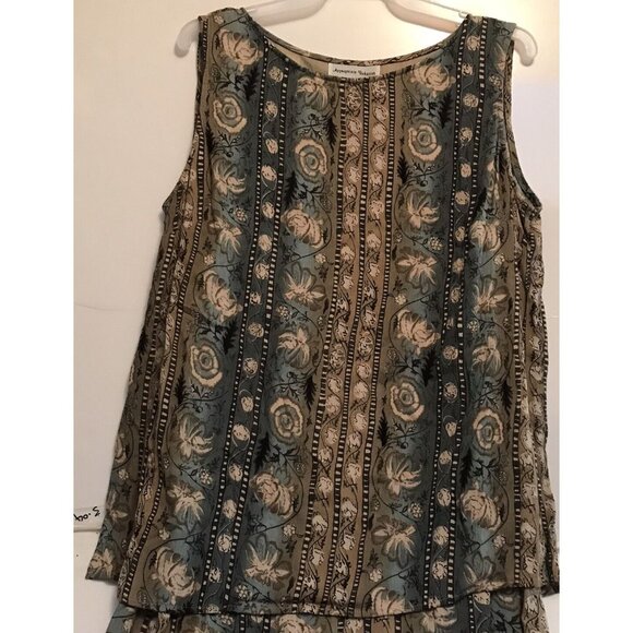 Appropriate Behavior  Womens Size 12 Sleeveless Floral Pattern Maxi Dress - Picture 3 of 7